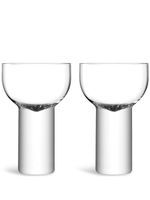 LSA International lot de verres Boris Nick & Nora - Tons neutres