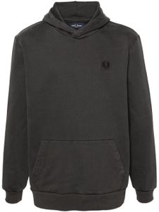 Fred Perry hoodie à logo appliqué - Gris