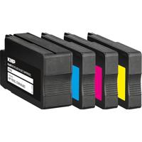 KMP inktcartridge geschikt voor 950XL (CN045AE), 951XL (CN046AE, CN047AE, CN048AE) multipack - voor Officejet Pro 8100 8600 8610 8620 etc.