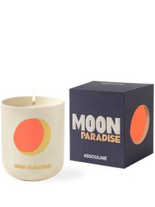 Assouline Moon Paradise - Travel from Home candle (319g) - Tons neutres