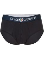 Dolce & Gabbana slip à logo - Bleu