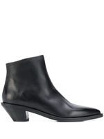 Marsèll bottines 50 mm à talon biseauté - Noir