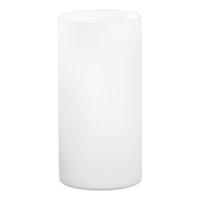 Eglo Tafellamp Geo, 1 lamp tafellamp modern, minimalisme, bedlamp van opaalmat glas, woonkamerlamp in wit, lamp met schakelaar, E14-fitting,Hoogte 20 cm,wit/opaal-mat