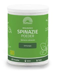 Mattisson Spinazie poeder bio (125 gr)