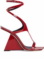 Giuseppe Zanotti sandales à talon sculpté 105 mm - Rouge - thumbnail