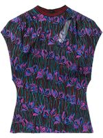 PUCCI t-shirt à imprimé Fiori Di Loto - Violet