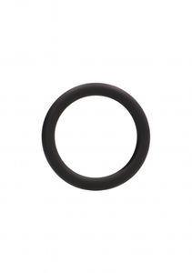 Round Cock Ring - Black - Large