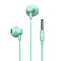 Energy Sistem EasyPods Hoofdtelefoon met kabel (microfoon, voice assistant, afspeelcontroller, comfi-fit) (mint)