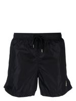 Moncler short de bain à patch logo - Bleu - thumbnail