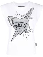 Philipp Plein Tanktop met logoprint - Wit