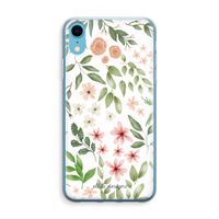 Botanical sweet flower heaven: iPhone XR Transparant Hoesje