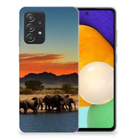 Samsung Galaxy A52 (5G/4G) TPU Hoesje Olifanten