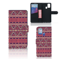 Samsung Galaxy M31 Telefoon Hoesje Aztec Paars