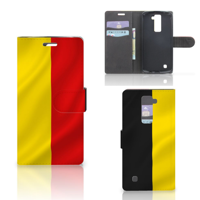 LG K10 2015 Bookstyle Case Belgische Vlag