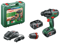 Bosch Groen AdvancedImpact 18 Accu Klopboorschroevendraaier met 2 standen | 18V | 2 x 2,5 Ah accu + lader | In transportkoffer - 06039B5109 - thumbnail