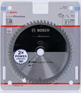 Bosch Accessories Bosch 2608837768 Cirkelzaagblad 184 x 20 mm Aantal tanden: 56 1 stuk(s)