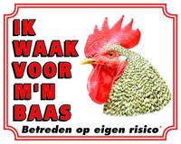 Haan Waakbord - Ik waak voor mijn Baas