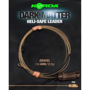 Korda Dark Matter Leader Heli Safe Leader 40LB 1M Gravel