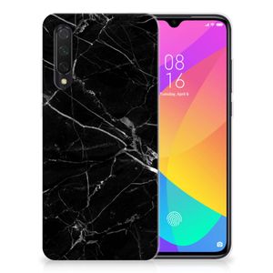 Xiaomi Mi 9 Lite TPU Siliconen Hoesje Marmer Zwart - Origineel Cadeau Vader