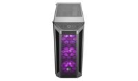 MasterBox MB511 RGB - Midtowermodel - ATX - geen voeding (ATX) - zwart - USB/Audio