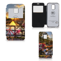 Samsung Galaxy S5 Mini Flip Cover Amsterdamse Grachten