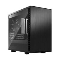 Fractal Design Definieer 7 Nano Zwart Geborsteld Aluminium/Staal Mini ITX Stille Licht Getint Gehard Glas Venster Nano Tower Computer Case