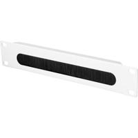 Renkforce RF-4759820 254 mm 10 inch Afdekking met borstels voor patchkast Vast inbouw Geschikt voor kastdiepte: vanaf 300 mm Grijs