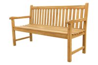 Teak houten tuinbank Bison - 150 cm.