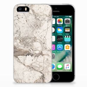 Apple iPhone SE | 5S TPU Siliconen Hoesje Marmer Beige