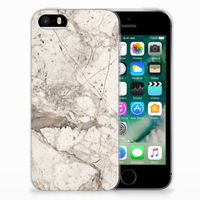 Apple iPhone SE | 5S TPU Siliconen Hoesje Marmer Beige