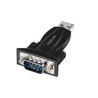 LogiLink AU-0034 USB 2.0 A Mannelijke naar Seriële Adapter FTDI-chip