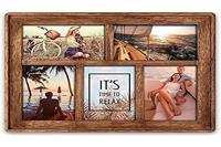 Zep BM546 Mosel Fotolijst, van hout, bruin, multifunctioneel voor 5 foto's