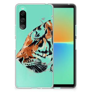 Hoesje maken Sony Xperia 10 V Watercolor Tiger