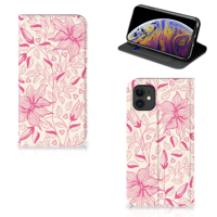 Apple iPhone 11 Smart Cover Pink Flowers