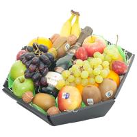 Fruitmand de Luxe met fles bubbels