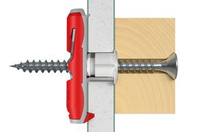 Fischer 537262 schroefanker & muurplug 2 stuk(s) Schroef- & muurplugset 50 mm