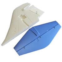 FMS - F104 Starfighter Tail Wing (Blue) (FS-FF103B) - thumbnail