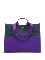 Burberry sac cabas à carreaux - Violet - thumbnail