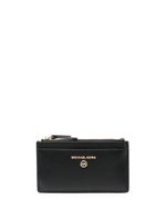 Michael Kors porte-cartes en cuir grainé - Noir - thumbnail