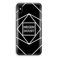 Negenduust geometrisch: iPhone Xs Volledig Geprint Hoesje - thumbnail