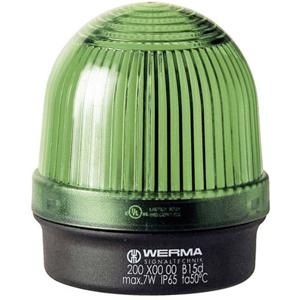 Werma Signaltechnik Signaallamp 200.200.00 200.200.00 Groen Continulicht 12 V/AC, 12 V/DC, 24 V/AC, 24 V/DC, 48 V/AC, 48 V/DC, 110 V/AC, 230 V/AC