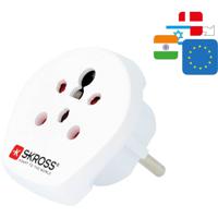 Skross 1.500217-E netstekker adapter Type C (Europlug) Universeel Wit - thumbnail