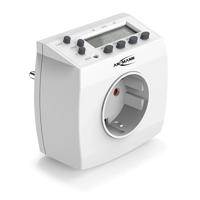 ANSMANN kookwekker, weekwekker AES5, LCD-display, 3680W, digitale kookwekker met 8 schakeltijden, toevalsfunctie, zomertijdomschakeling.