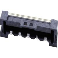 Molex 5017865091 Female header, inbouw (standaard) Totaal aantal polen: 50 Rastermaat: 0.5 mm Inhoud: 1 stuk(s) Tape on Full reel