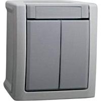 VIKO natte ruimte schakelaarprogramma serieschakelaar Pacific grijs 90591002-DE
