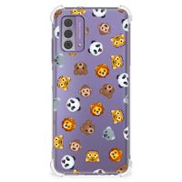 Doorzichtige Silicone Hoesje voor Nokia G42 Dieren Emojis