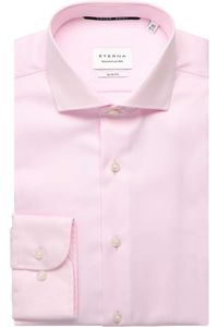 ETERNA Slim Fit Overhemd roos, Effen