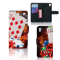 Sony Xperia X Wallet Case met Pasjes Casino