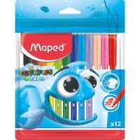 Maped ColorPeps Ocean Viltstiften 12 Stuks - thumbnail