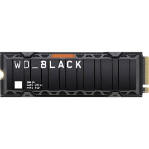 WD Black™ SN850 Heatsink 500 GB NVMe/PCIe M.2 SSD 2280 harde schijf M.2 NVMe PCIe 4.0 x4 Retail WDS500G1XHE